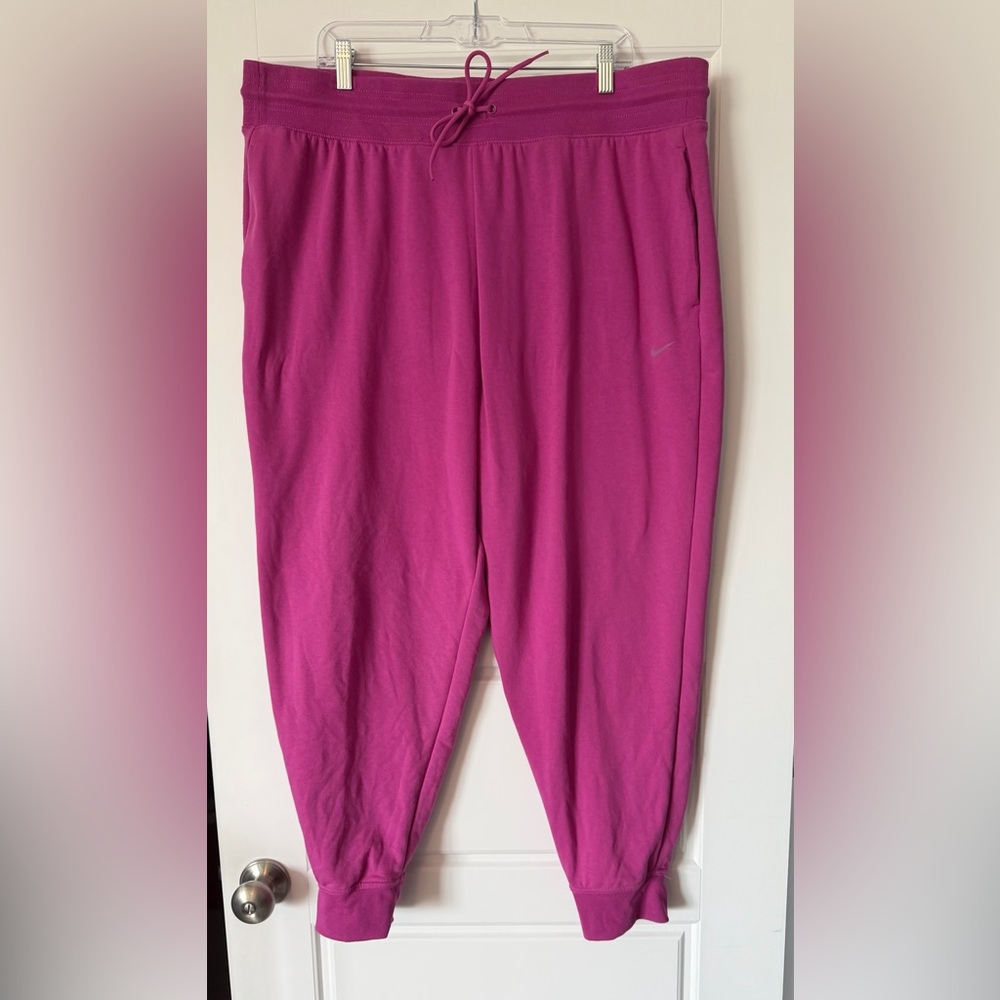 Nike Dry Fit Fuchsia Joggers